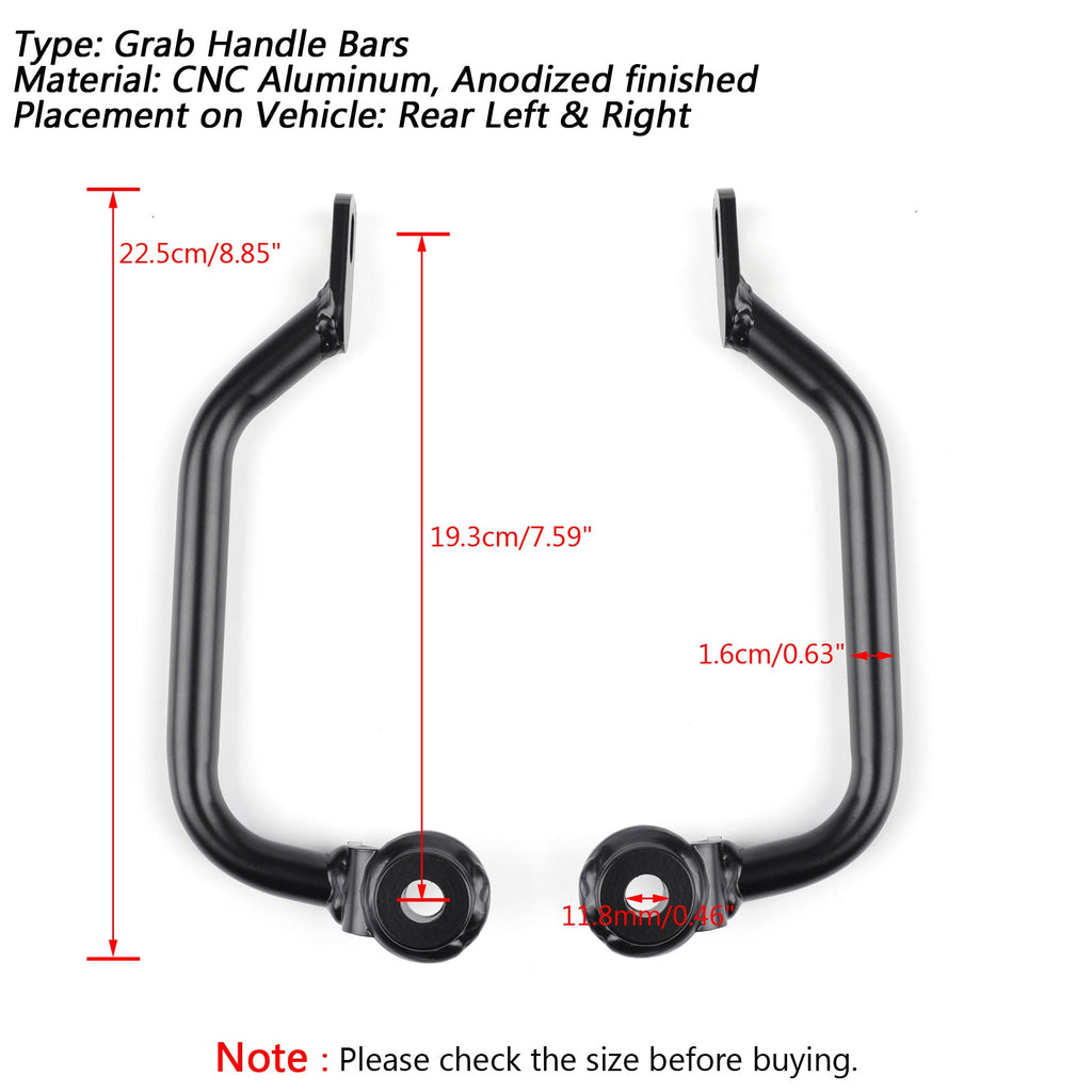 Passenger Rear Seat Handle Grab Bar Hand Rail For Kawasaki Z900RS 2017-18