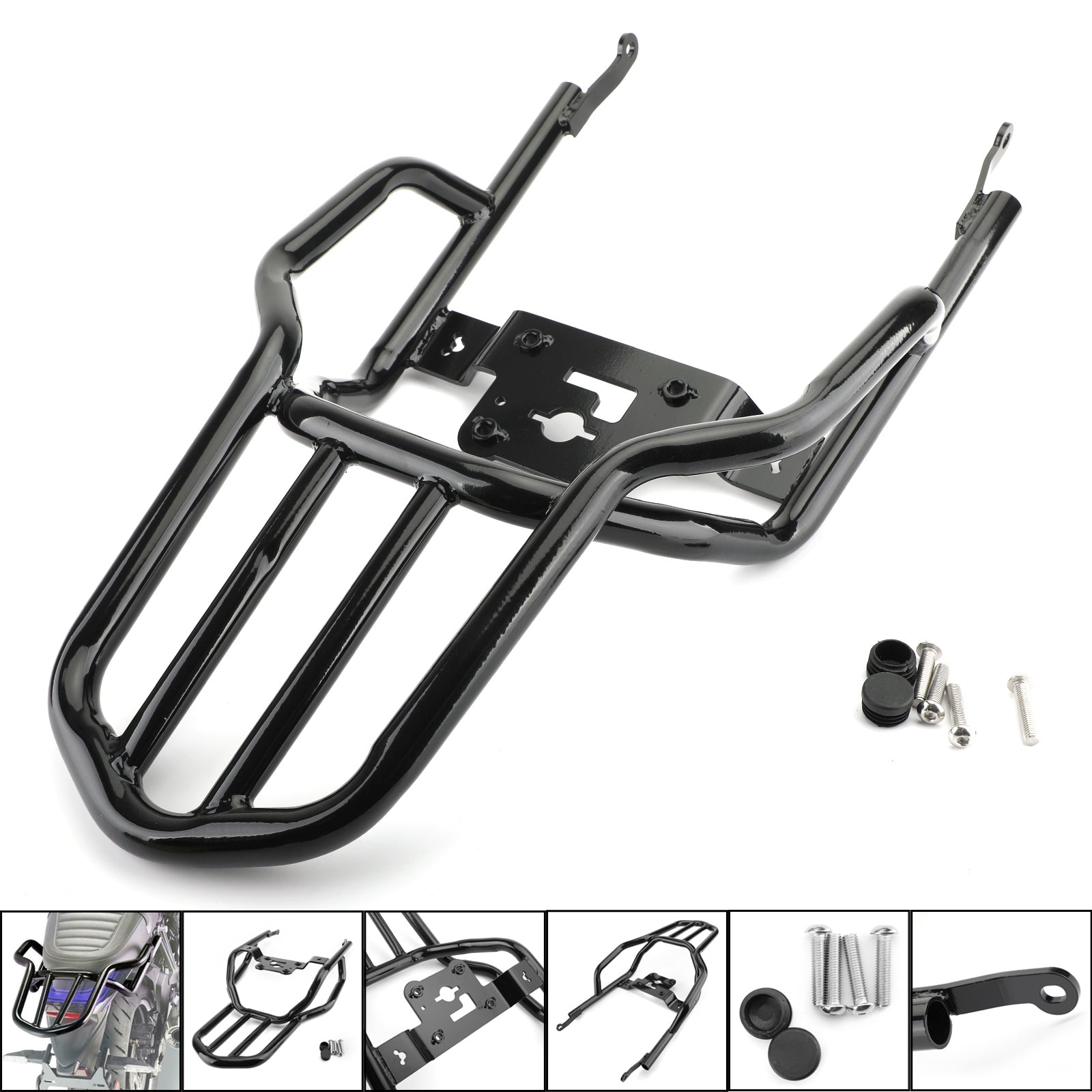 Rear Luggage Rack Carrier Mount Fender Support For Kawasaki Z900RS Cafe ABS 2018