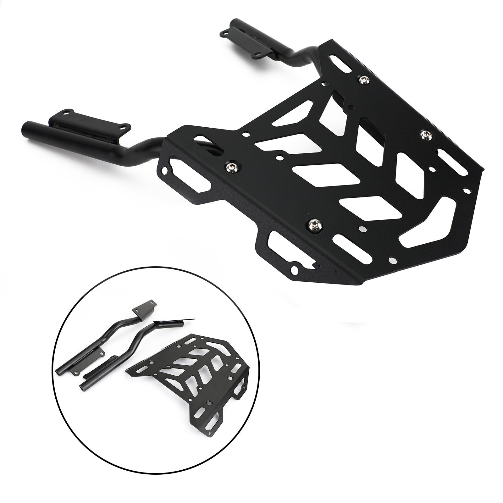 Rear Carrier Luggage Rack Cargo Shelf Black for Honda CB650R CBR650R 2019 2020
