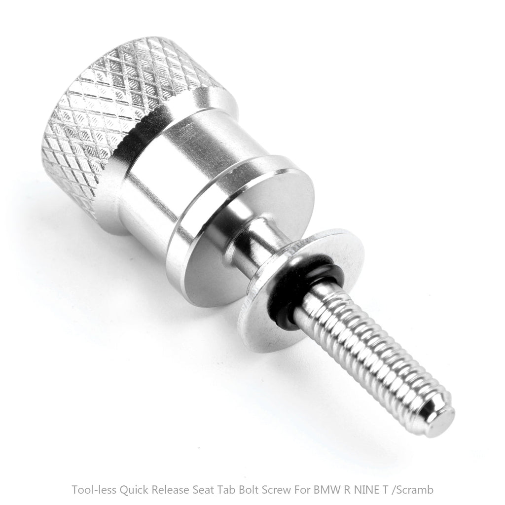 CNC Aluminum Knurled Seat Bolt Screw Fit Fit for BMW R9T R nineT, Pure, Racer, Scrambler, Urban 2014-2020