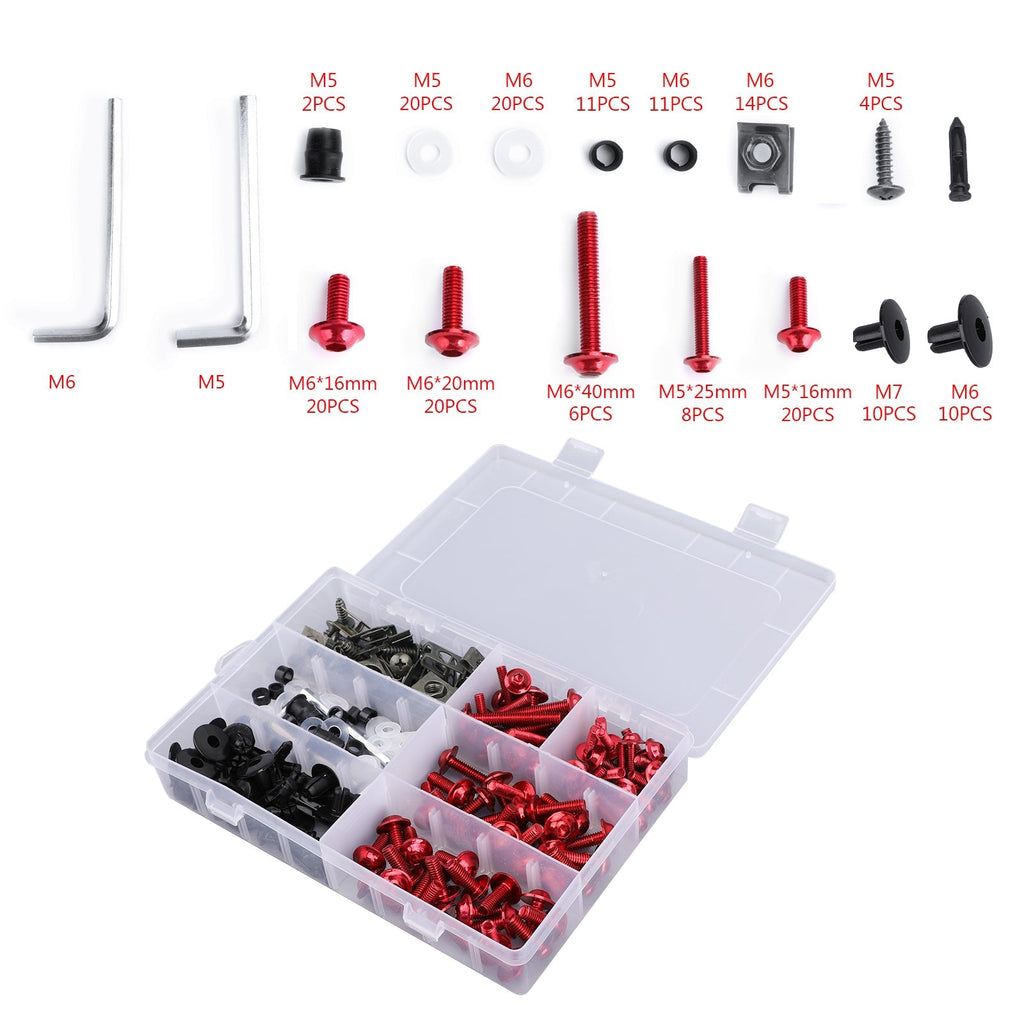 Complete Fairing Bolts Screws Bodywork Kit For Yamaha YZF R6 R1 R3 R25 FZ07 FZ09