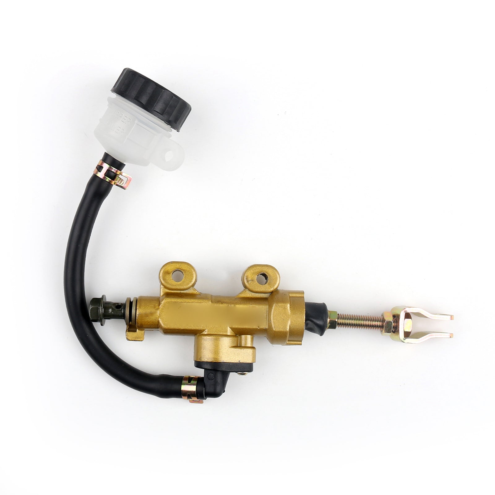 Motorcycle Universal Rear Master Cylinder Hydraulic Brake Pump Fluid Reservoir