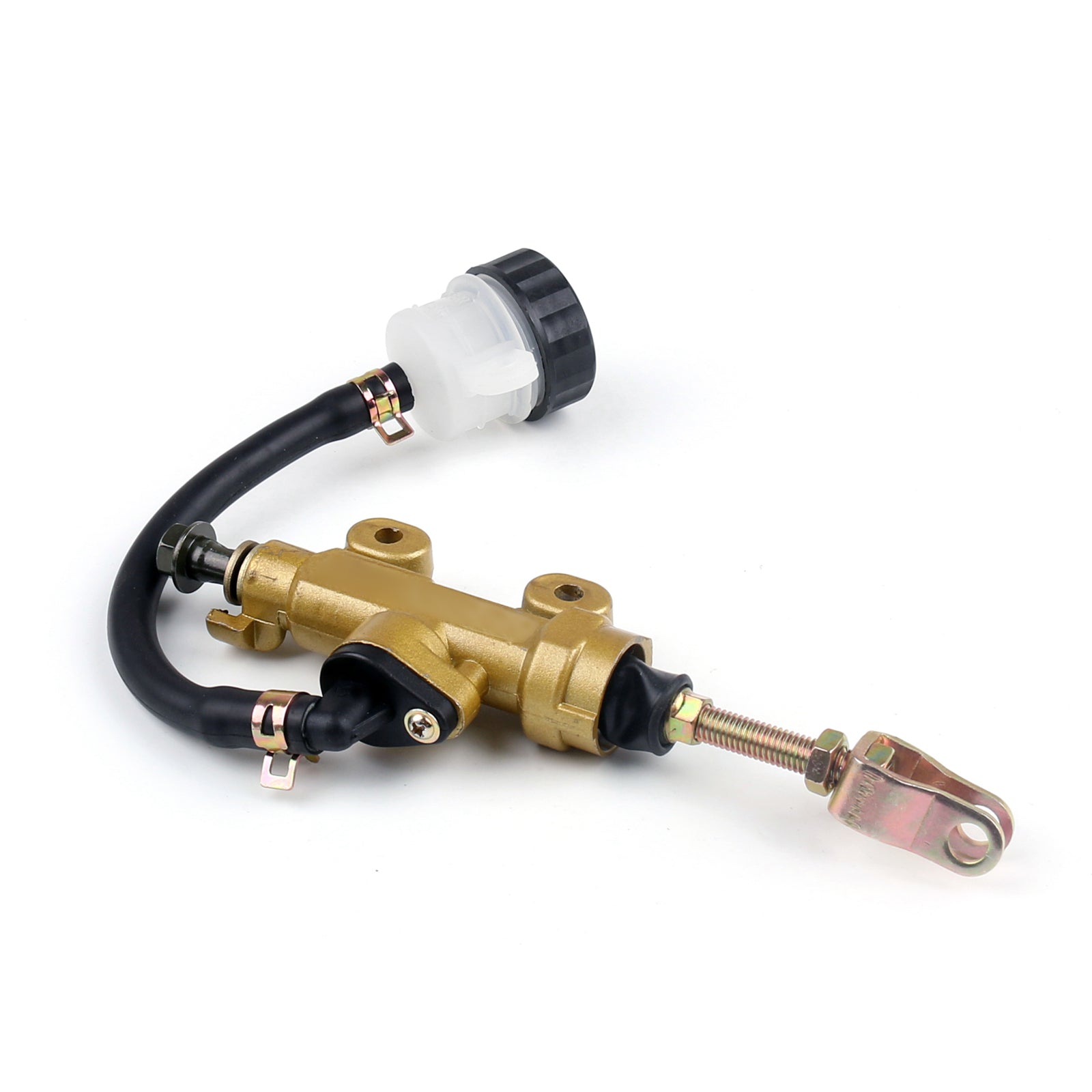 Motorcycle Universal Rear Master Cylinder Hydraulic Brake Pump Fluid Reservoir