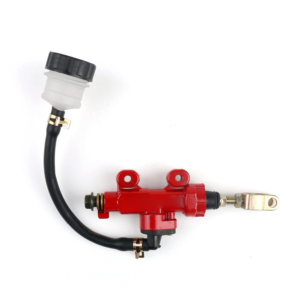 Motorcycle Universal Rear Master Cylinder Hydraulic Brake Pump Fluid Reservoir