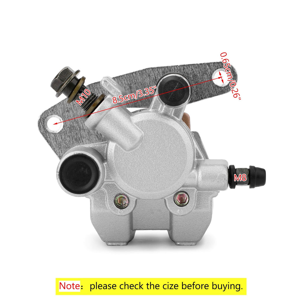 L&R Front Brake Caliper Set For Honda TRX 250 300 400 EX Yamaha YFM 250 350 400