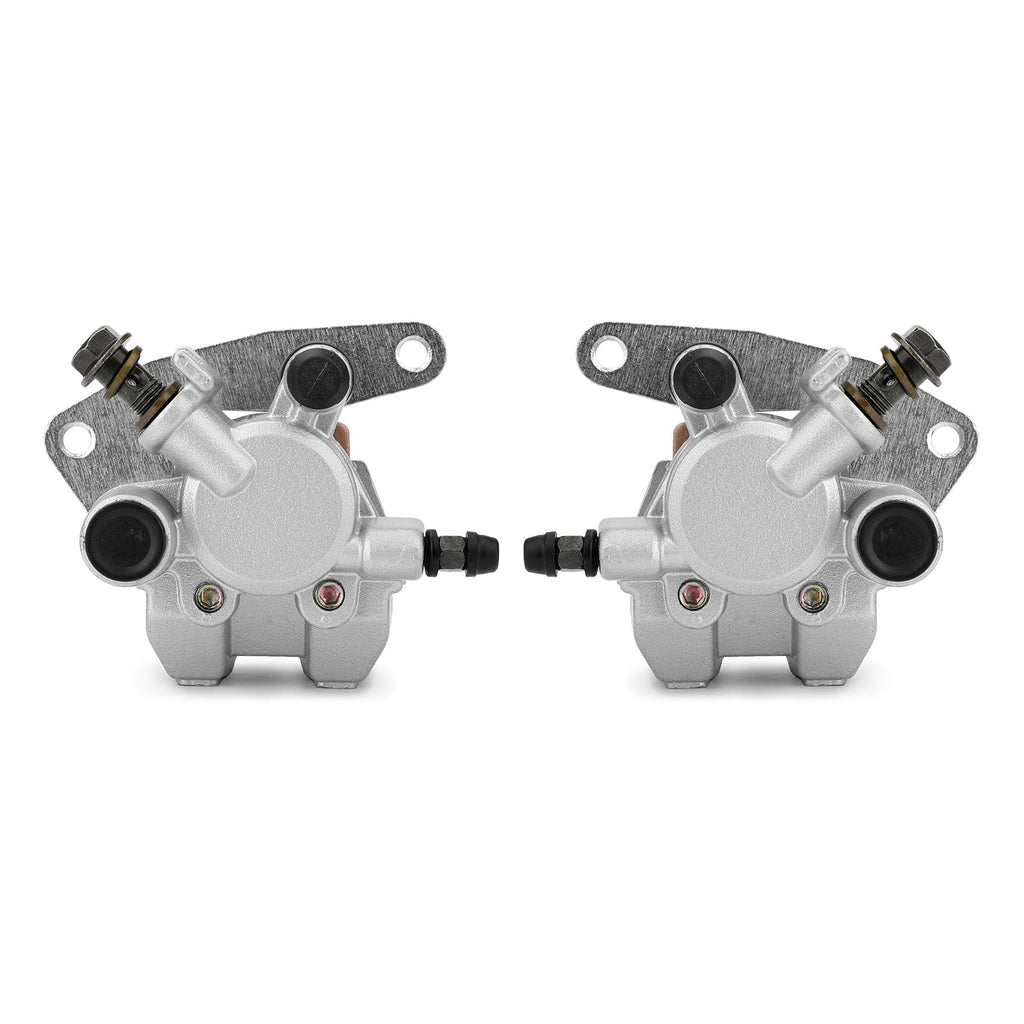 L&R Front Brake Caliper Set For Honda TRX 250 300 400 EX Yamaha YFM 250 350 400