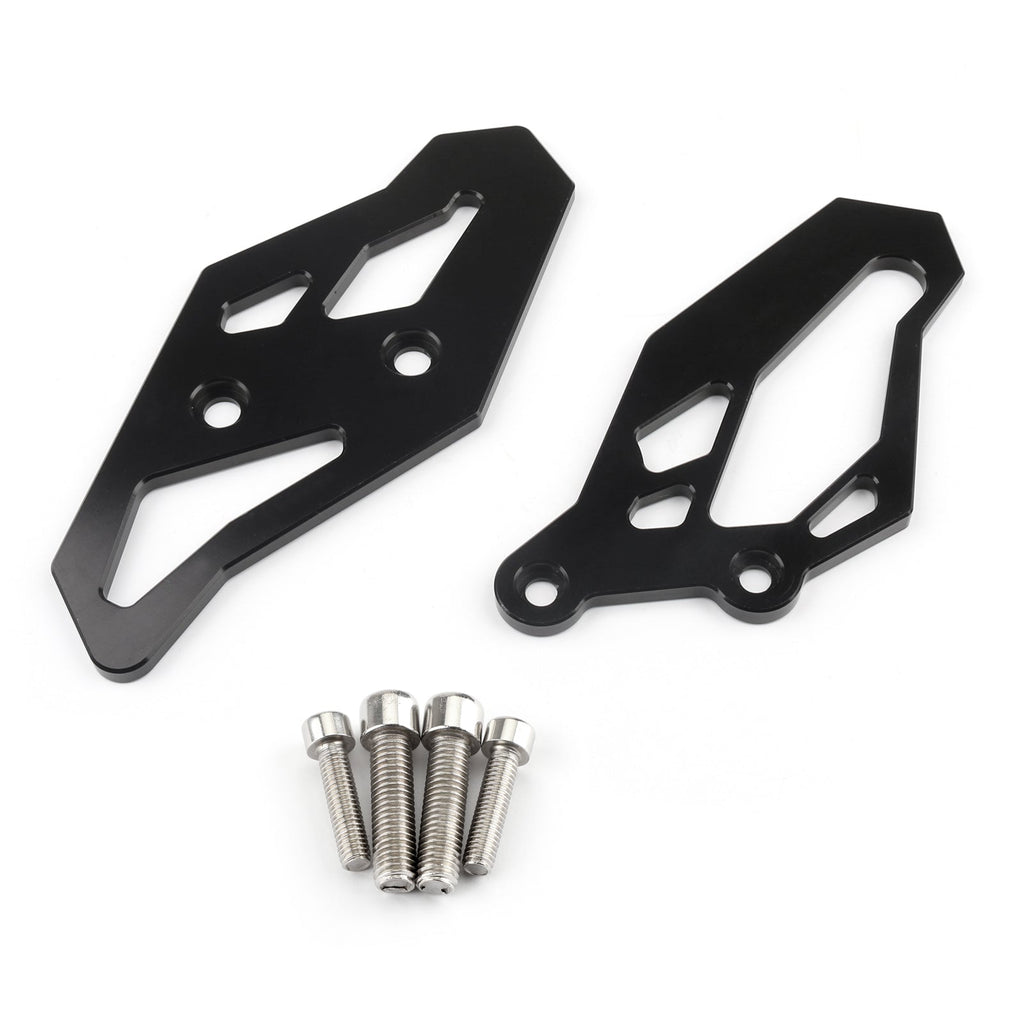 CNC Footrest Rearset Adapter Plates For Yamaha YZF-R3 MT-03 15-16 R25 13-19