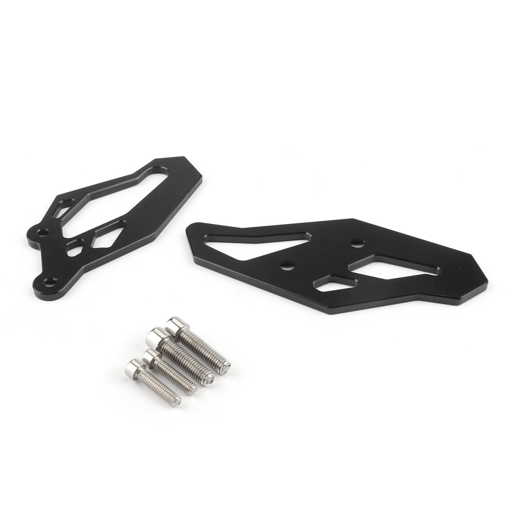 CNC Footrest Rearset Adapter Plates For Yamaha YZF-R3 MT-03 15-16 R25 13-19