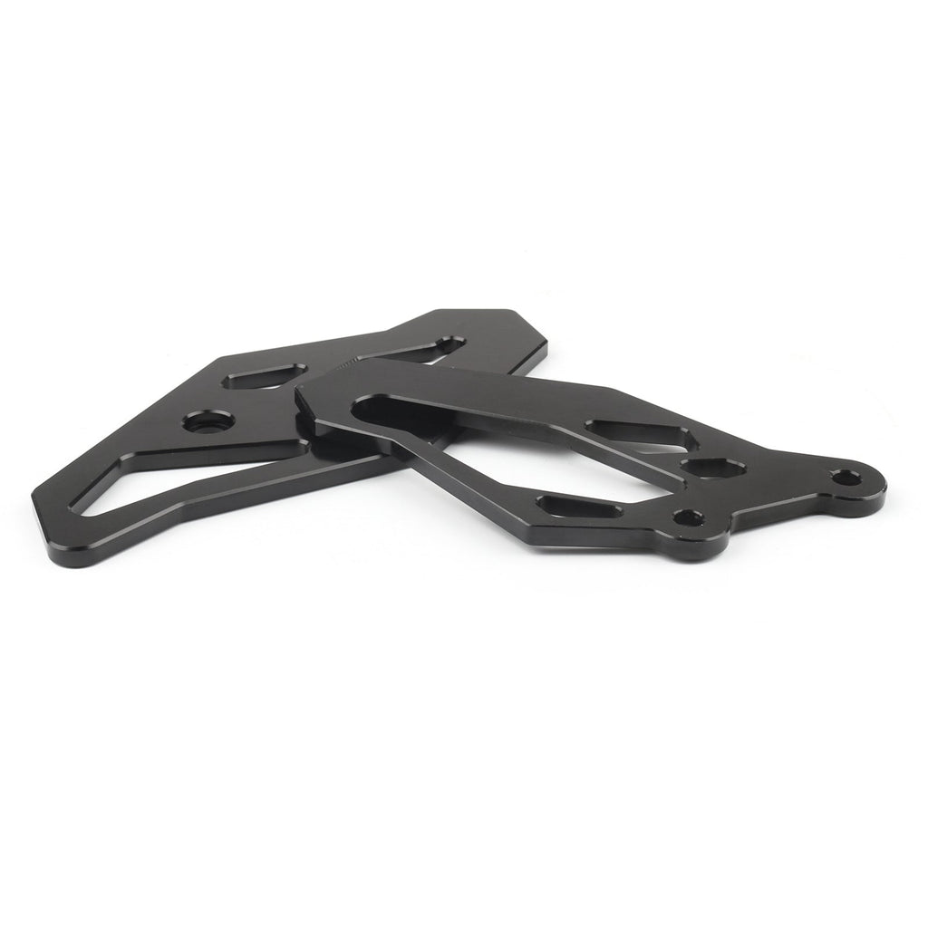 CNC Footrest Rearset Adapter Plates For Yamaha YZF-R3 MT-03 15-16 R25 13-19