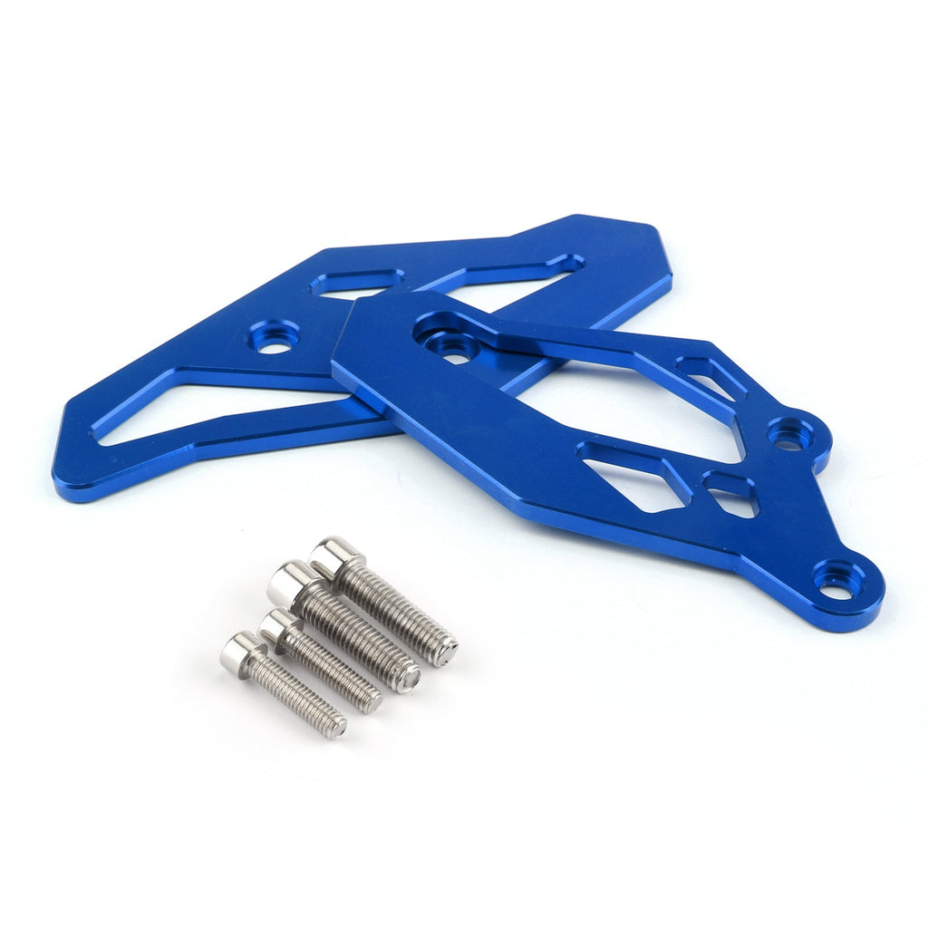 CNC Footrest Rearset Adapter Plates For Yamaha YZF-R3 MT-03 15-16 R25 13-19