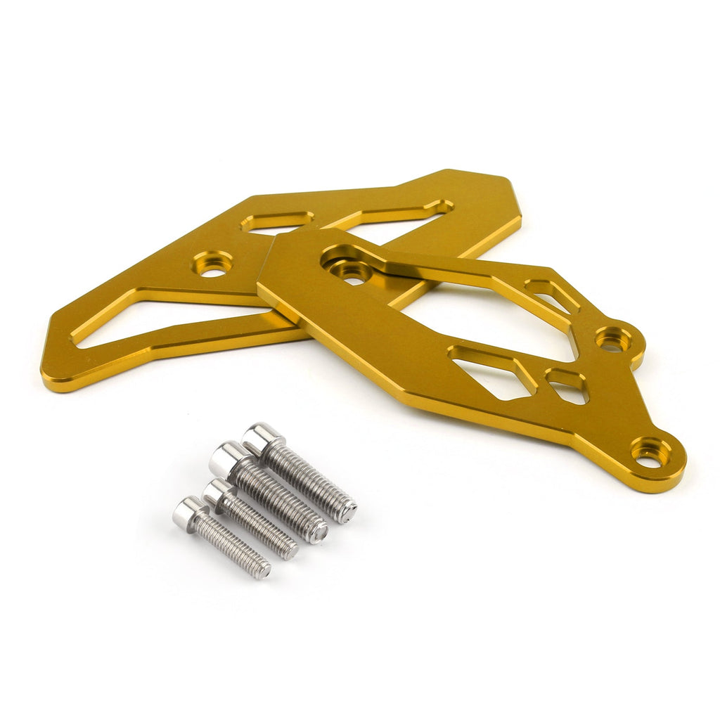 CNC Footrest Rearset Adapter Plates For Yamaha YZF-R3 MT-03 15-16 R25 13-19