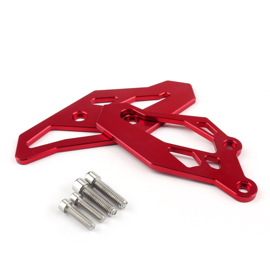 CNC Footrest Rearset Adapter Plates For Yamaha YZF-R3 MT-03 15-16 R25 13-19