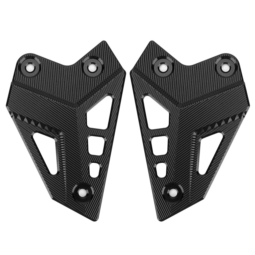 CNC Aluminum Heel Guards Rearset Plates Fit for Kawasaki Z900 ZR900 2017-2020