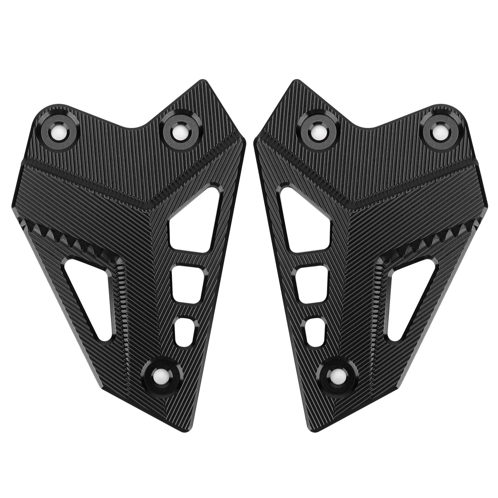 CNC Aluminum Heel Guards Rearset Plates Fit for Kawasaki Z900 ZR900 2017-2020