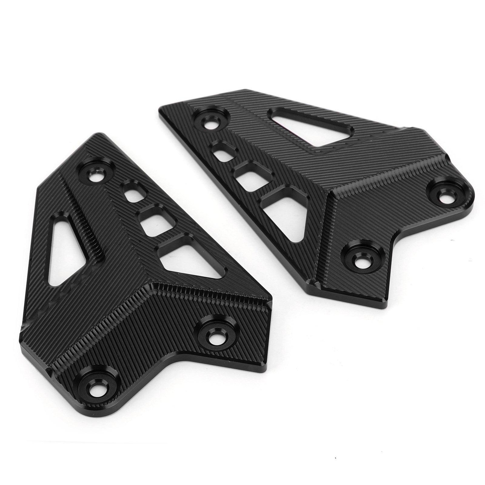 CNC Aluminum Heel Guards Rearset Plates Fit for Kawasaki Z900 ZR900 2017-2020