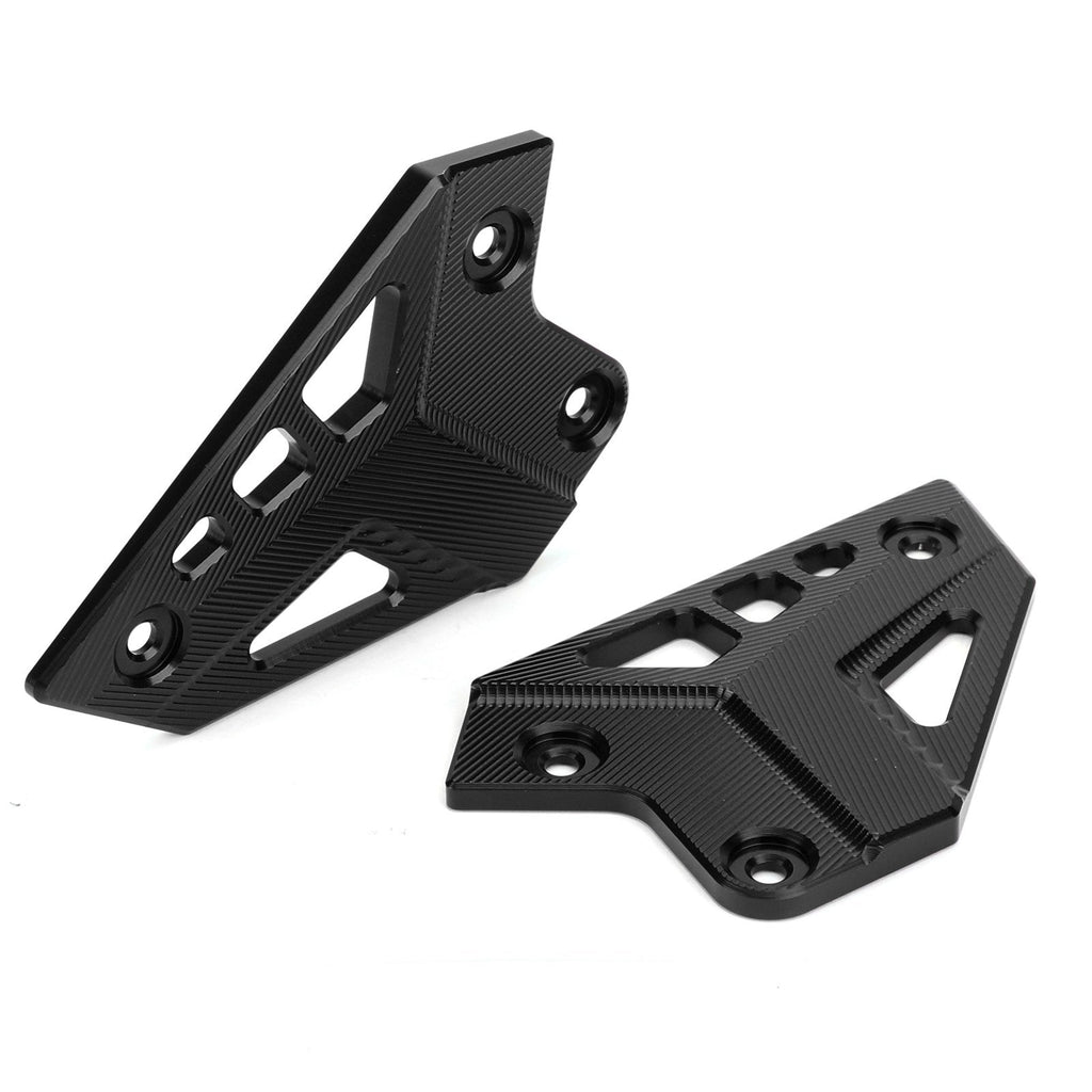 CNC Aluminum Heel Guards Rearset Plates Fit for Kawasaki Z900 ZR900 2017-2020