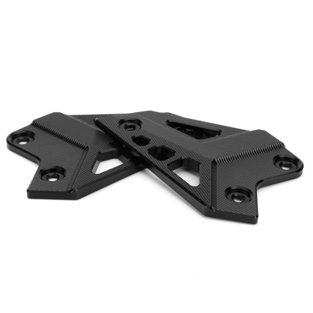 CNC Aluminum Heel Guards Rearset Plates Fit for Kawasaki Z900 ZR900 2017-2020