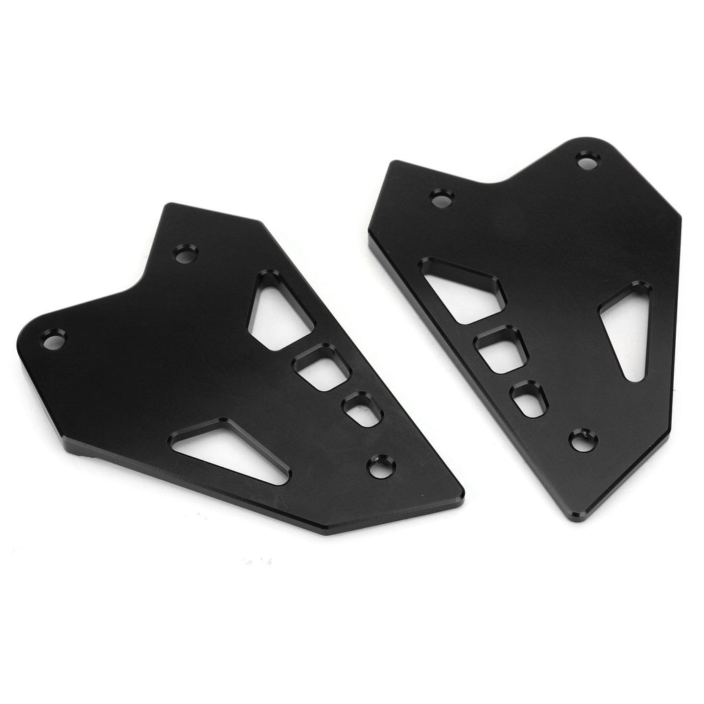 CNC Aluminum Heel Guards Rearset Plates Fit for Kawasaki Z900 ZR900 2017-2020