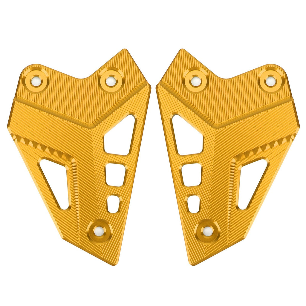 CNC Aluminum Heel Guards Rearset Plates Fit for Kawasaki Z900 ZR900 2017-2020