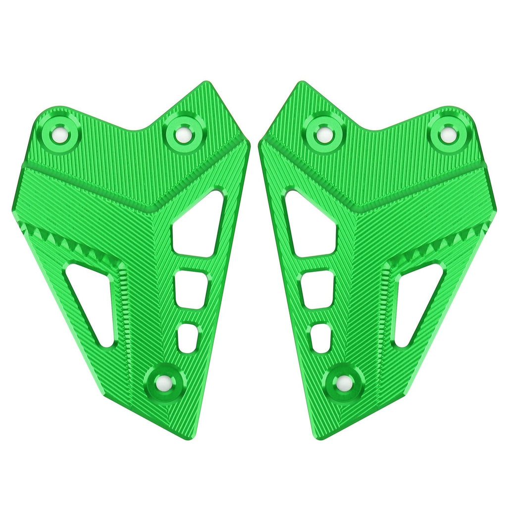 CNC Aluminum Heel Guards Rearset Plates Fit for Kawasaki Z900 ZR900 2017-2020