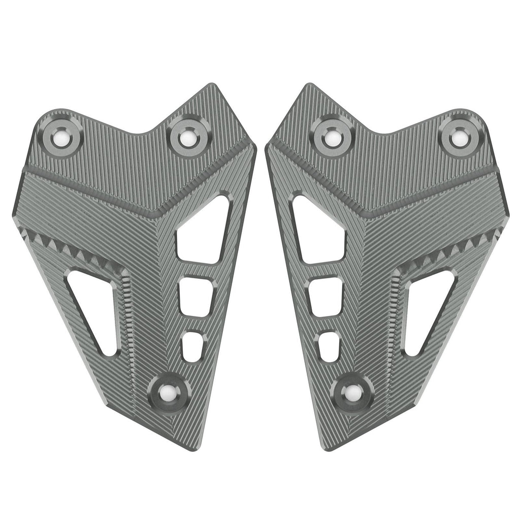 CNC Aluminum Heel Guards Rearset Plates Fit for Kawasaki Z900 ZR900 2017-2020