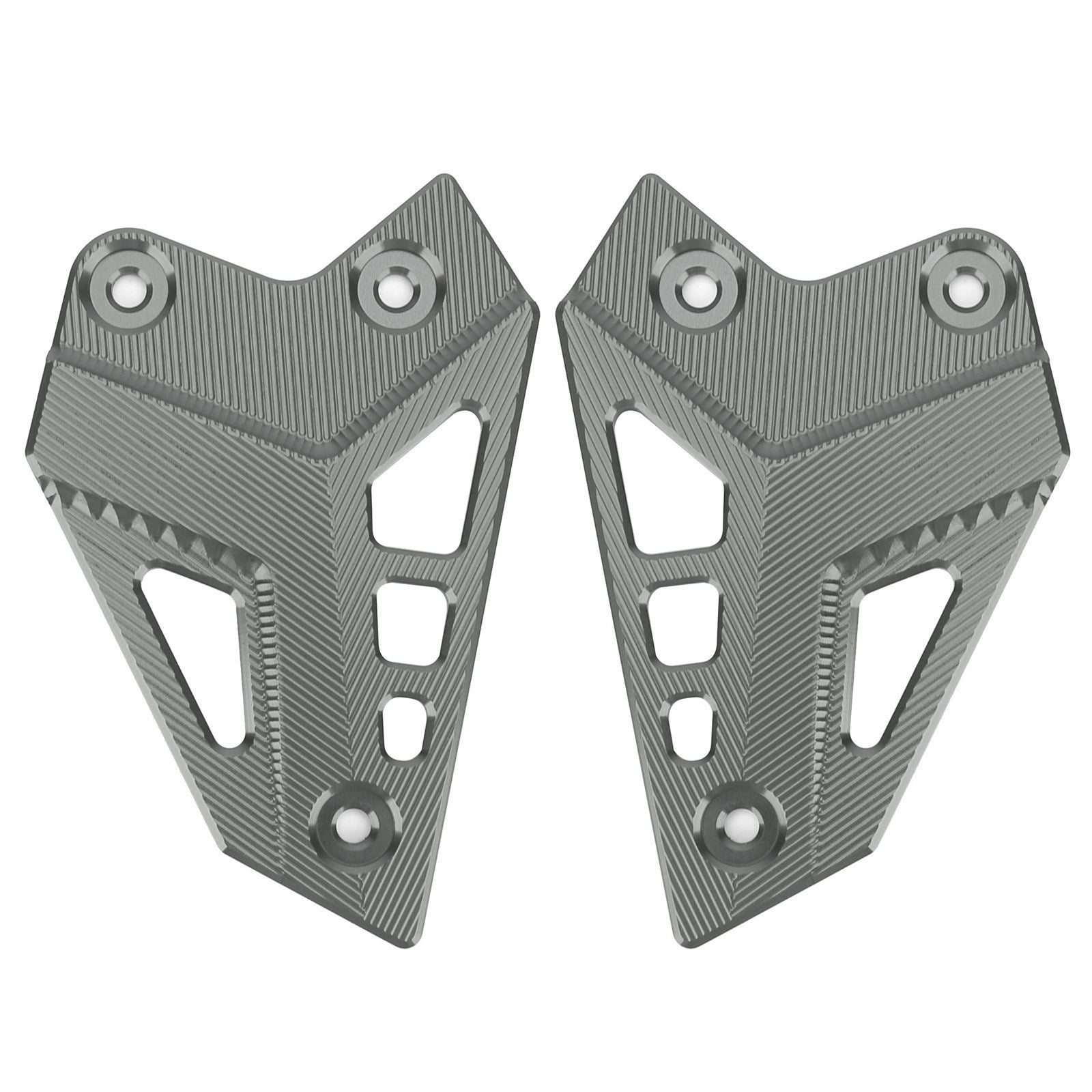 CNC Aluminum Heel Guards Rearset Plates Fit for Kawasaki Z900 ZR900 2017-2020