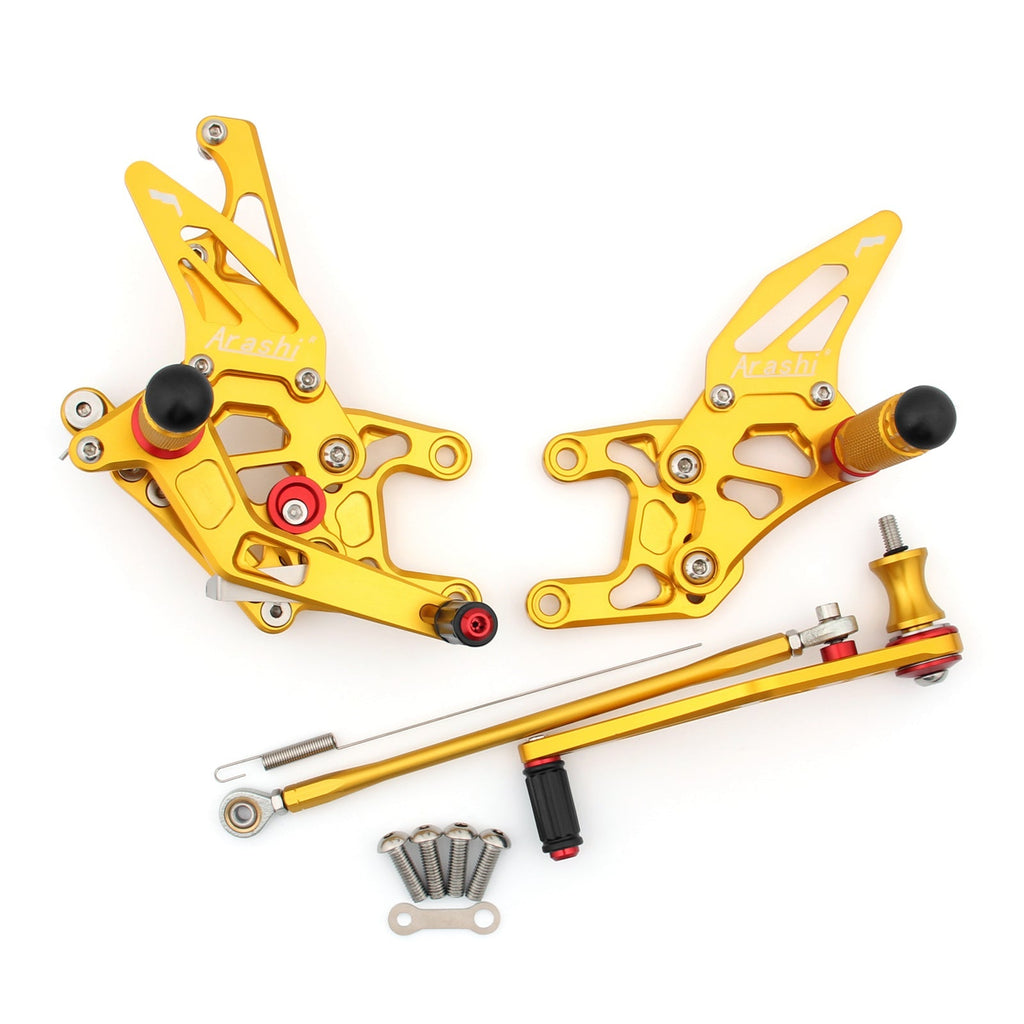 Rearset Rear set Footpegs Adjustable For Honda CBR1000RR CBR 1000 RR 2008-2009