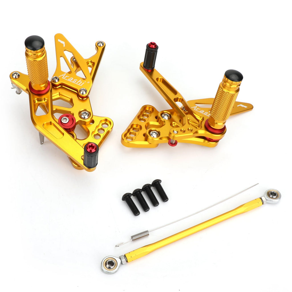 Rearset Rear set Footpegs Adjustable For 2005-2006 Suzuki GSXR1000