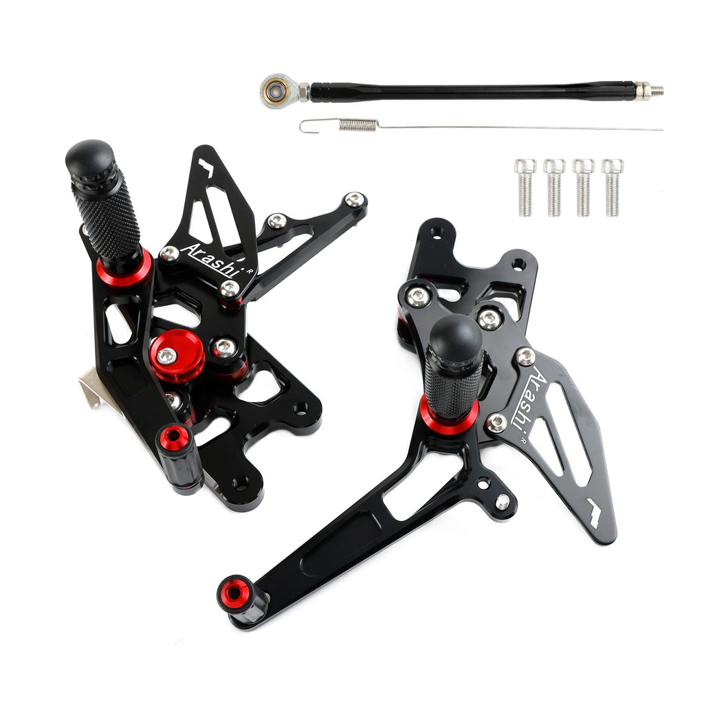 Rearset Rear set Footpegs Adjustable For Suzuki GSXR1000 GSXR 1000 2007-2008