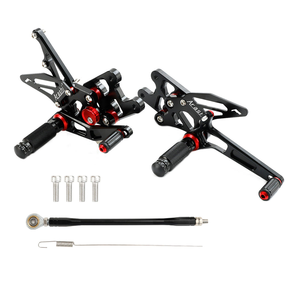 Rearset Rear set Footpegs Adjustable For Suzuki GSXR1000 GSXR 1000 2007-2008