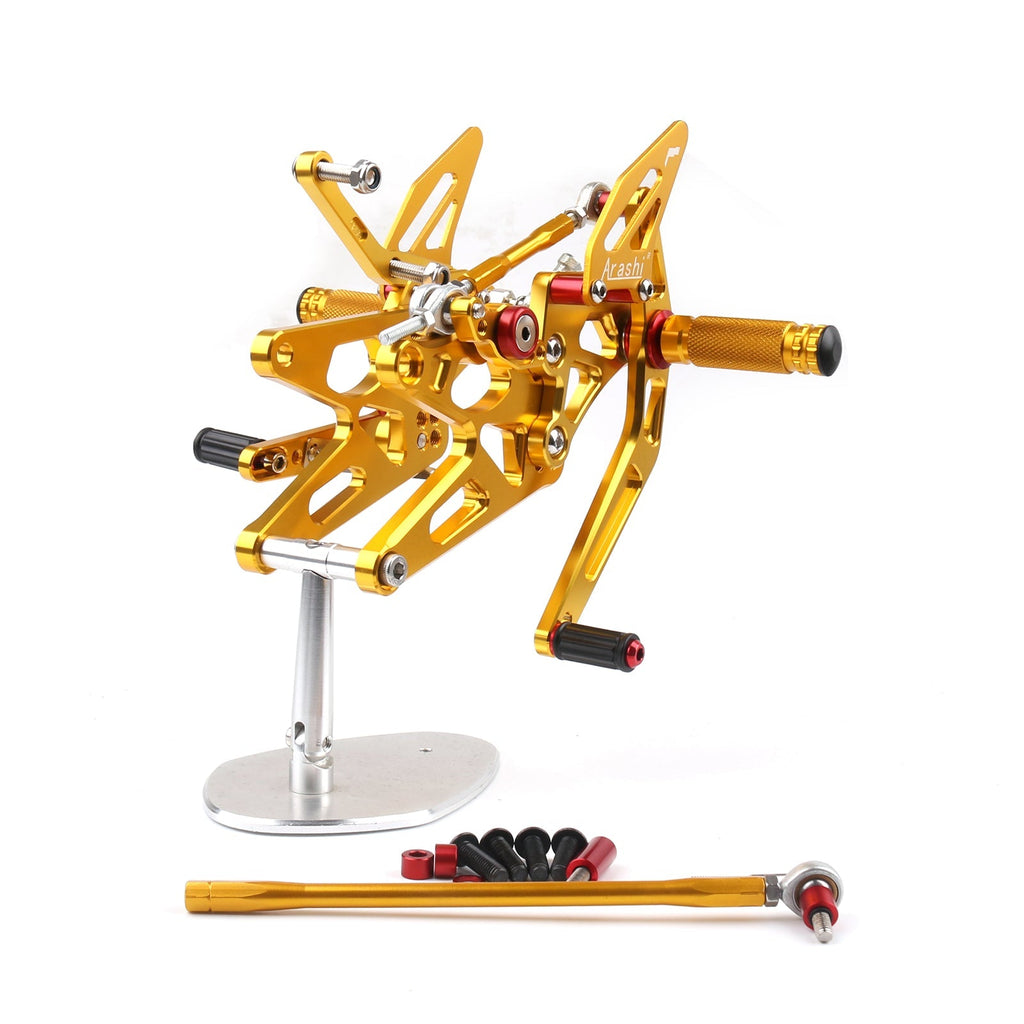 Rearset Rear set Footpegs Adjustable For 2004-2006 Yamaha YZF R1