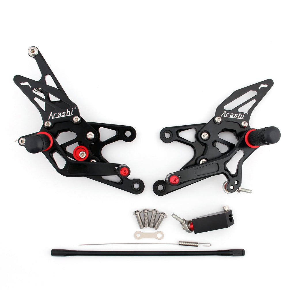 Rearset Rear set Footpegs Adjustable For Yamaha YZF 1000 R1 2007-2008