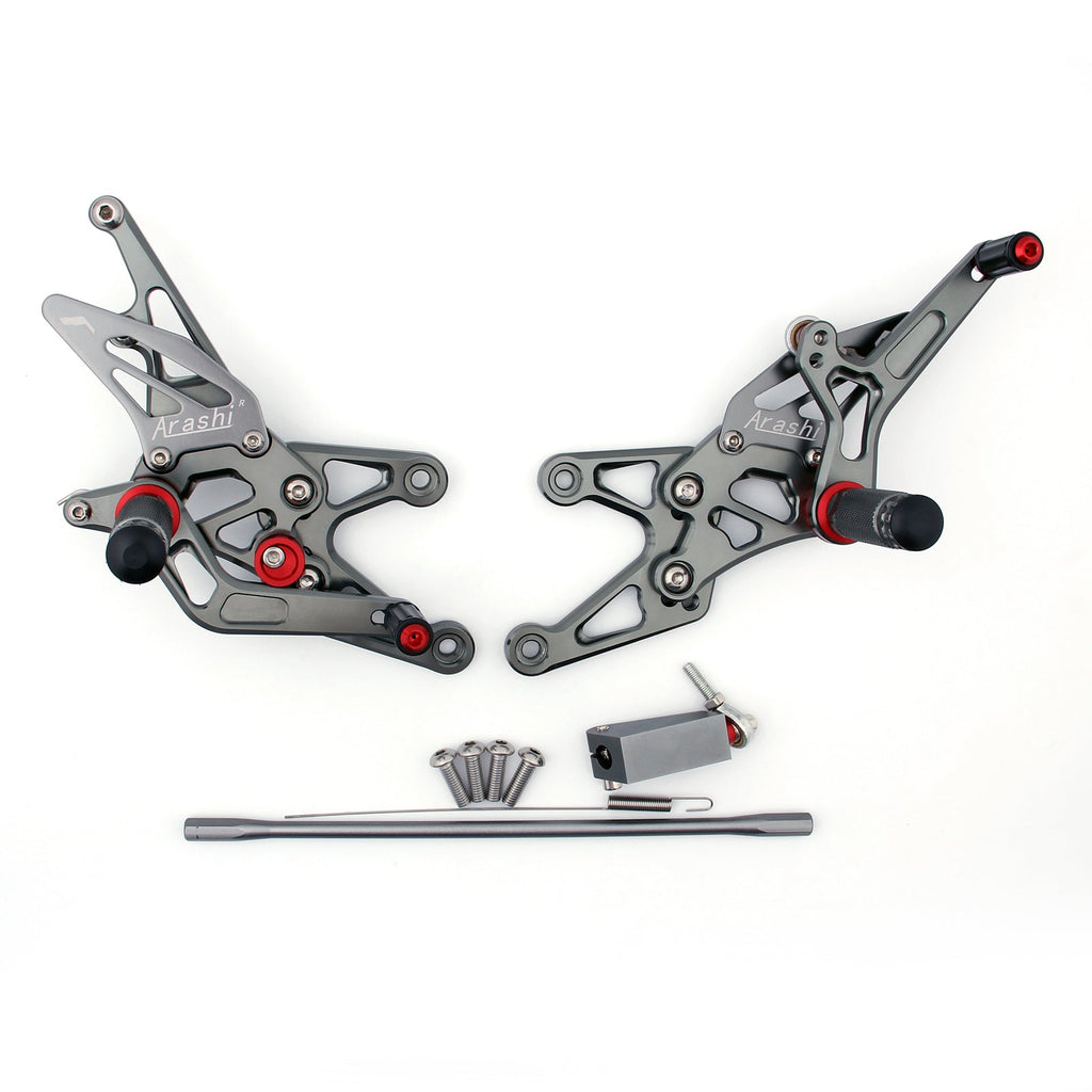 Rearset Rear set Footpegs Adjustable For Yamaha YZF 1000 R1 2007-2008