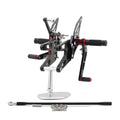 Rearset Rear set Footpegs Adjustable For Yamaha YZF 600 R6 2003-2005