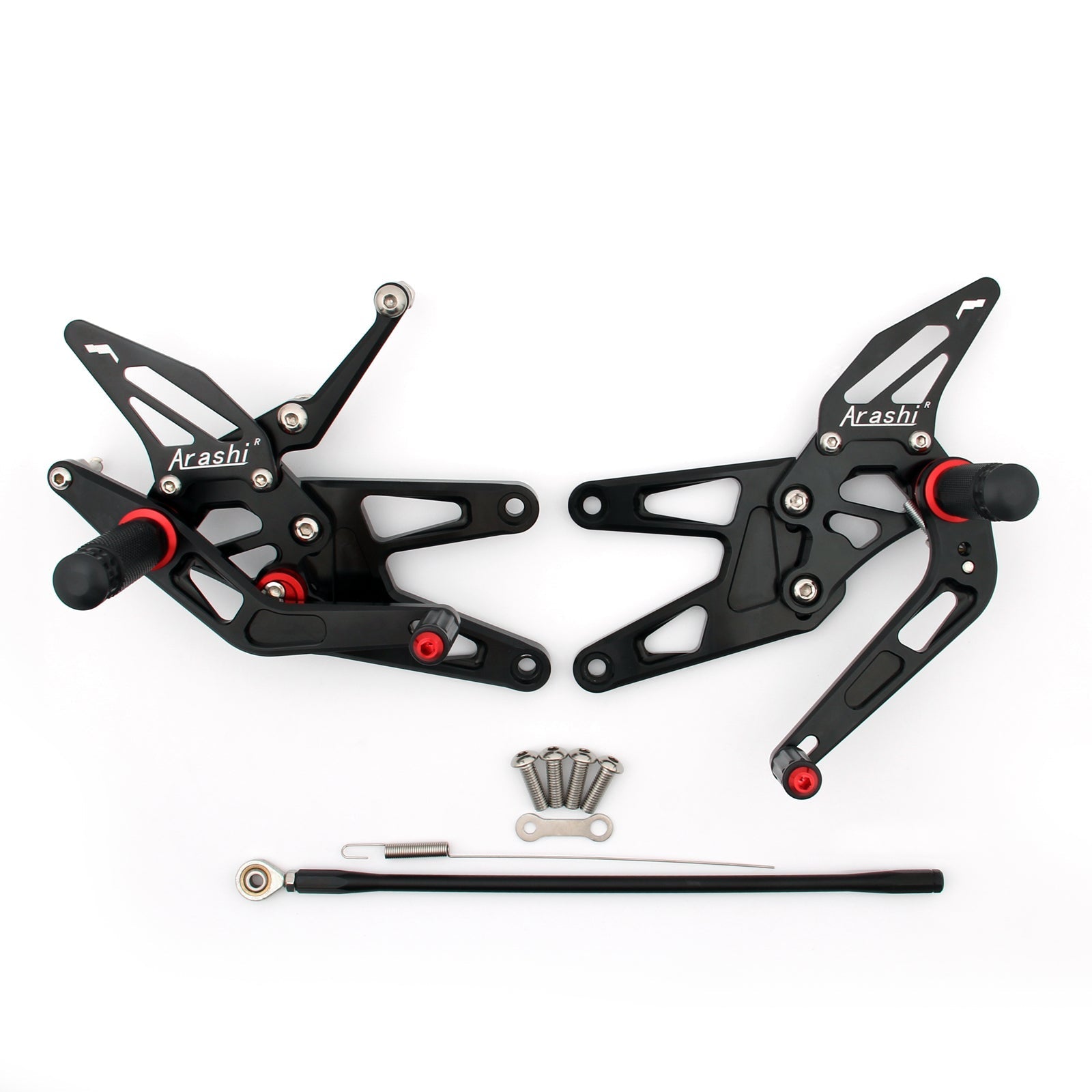 Rearset Rear set Footpegs Adjustable For Yamaha YZF 600 R6 2003-2005