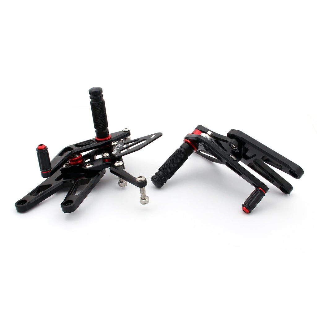 Rearset Rear set Footpegs Adjustable For Yamaha YZF 600 R6 2003-2005