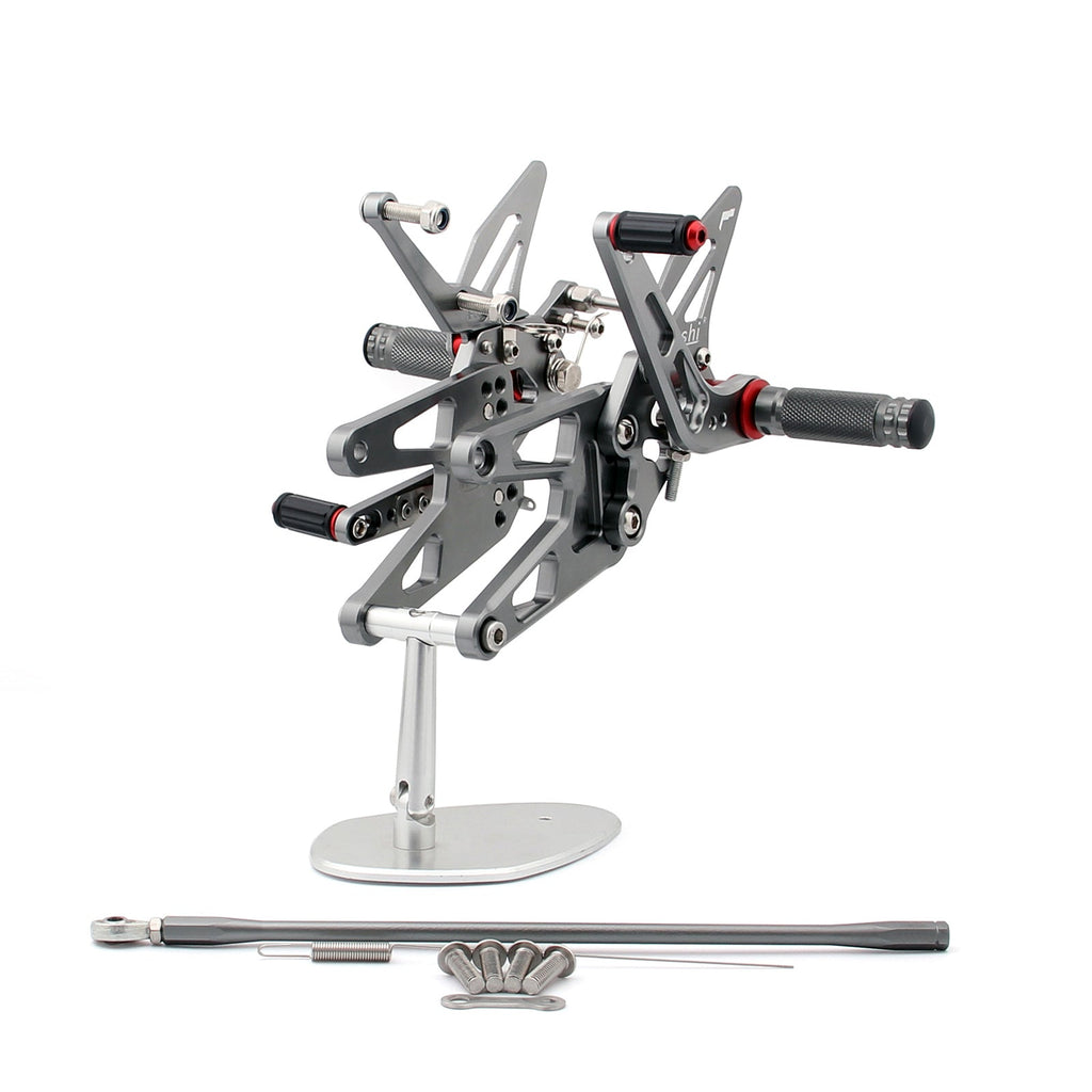 Rearset Rear set Footpegs Adjustable For Yamaha YZF 600 R6 2003-2005