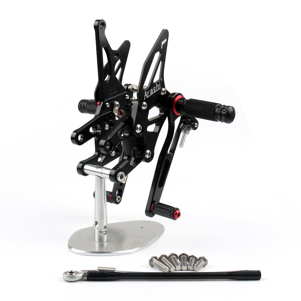 Rearset Rear set Footpegs Adjustable For Kawasaki ZX10R ZX 10R 2004-2005