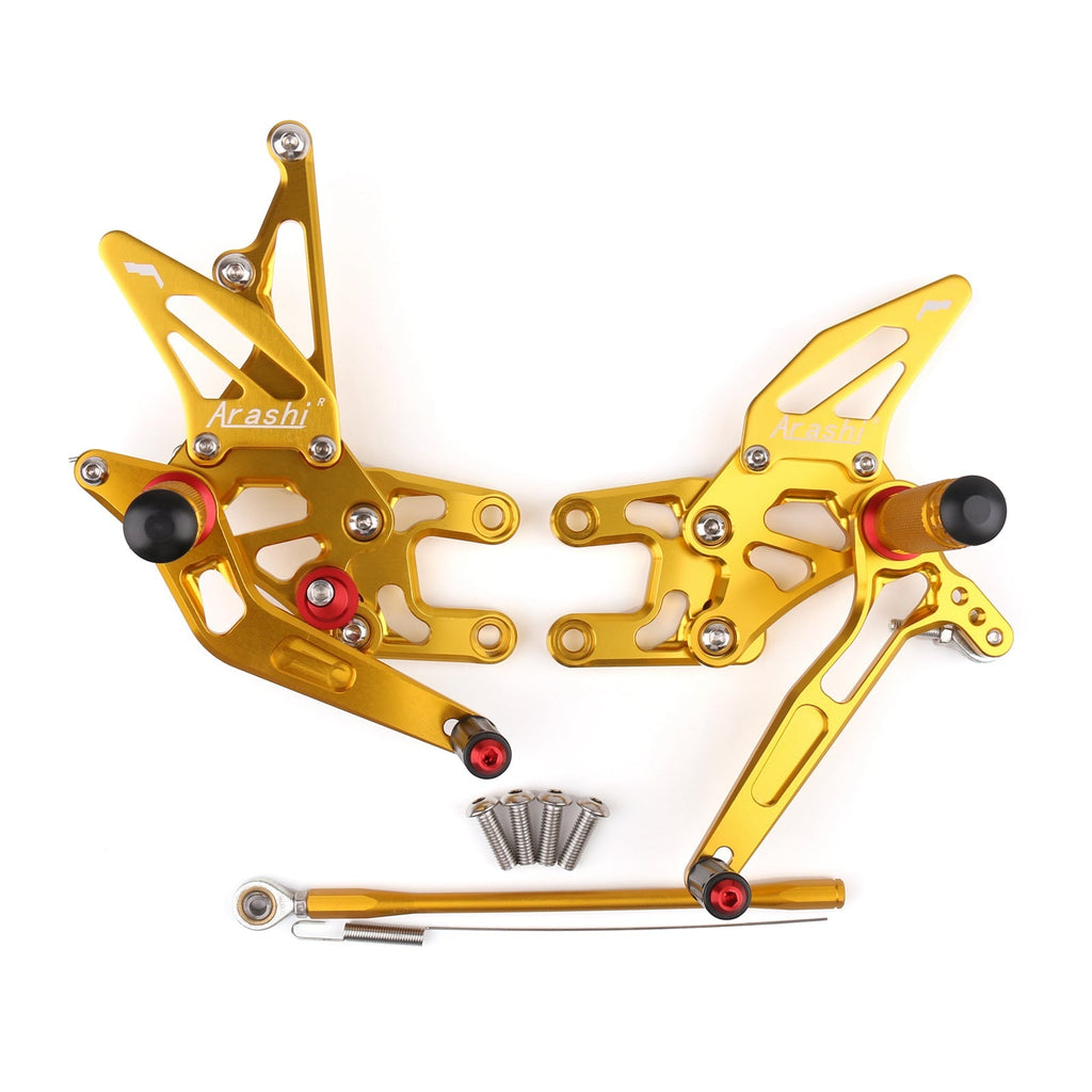 Rearset Rear set Footpegs Adjustable For Kawasaki ZX10R ZX 10R 2004-2005