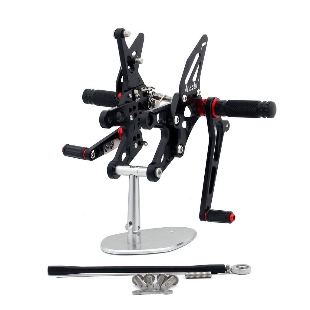 Rearset Rear set Footpegs Adjustable For Kawasaki ZX10R ZX 10R 2006-2007