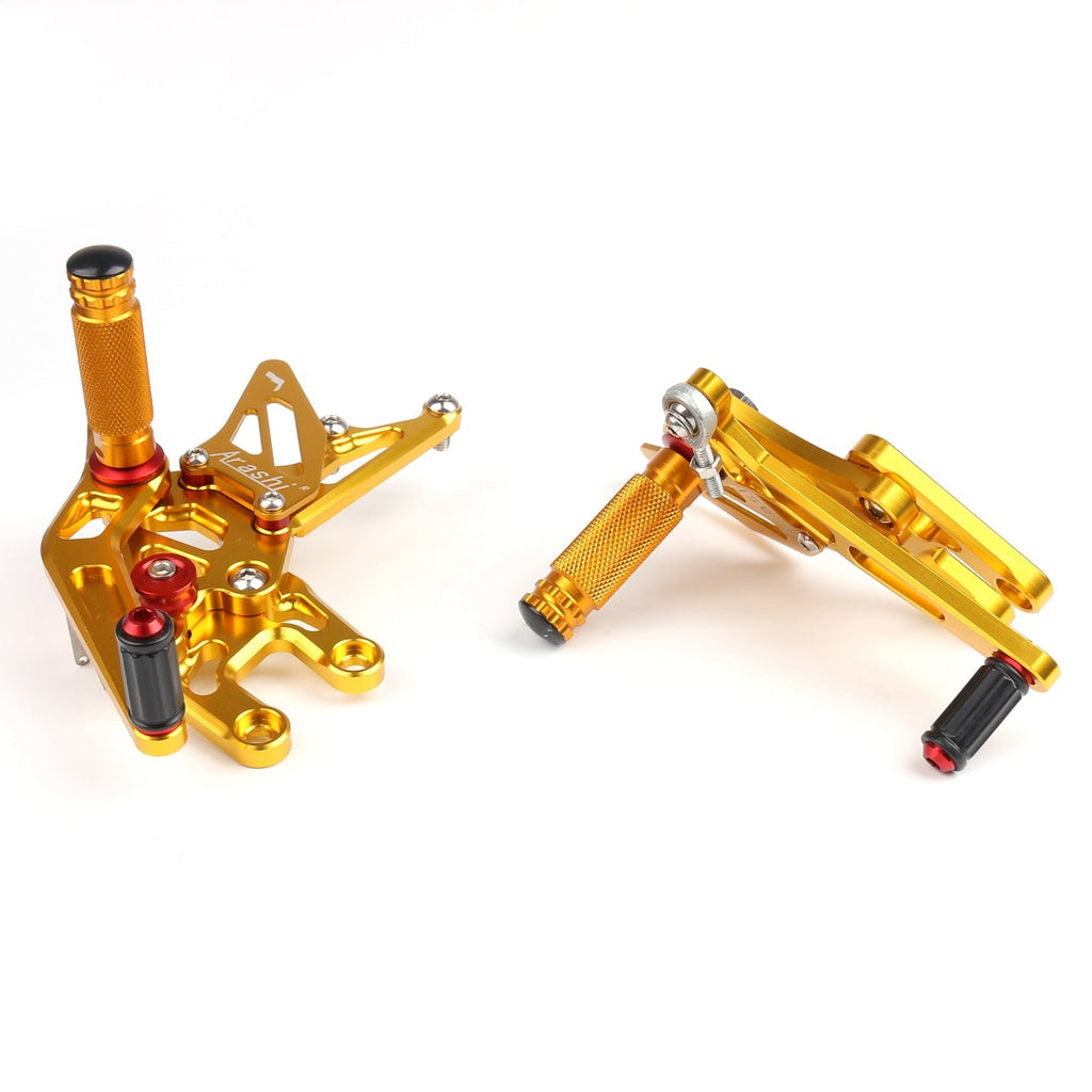 Rearset Rear set Footpegs Adjustable For Kawasaki ZX10R ZX 10R 2006-2007