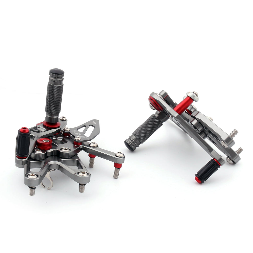 2013 Triumph Dayton 675 Rearset Rear set Footpegs Adjustable