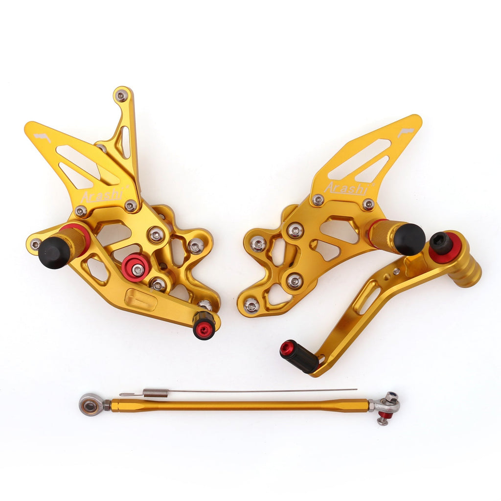 Racing Footrest Rearsets Rear Set Foot pegs For Suzuki GSXR 600/750 2011-2019