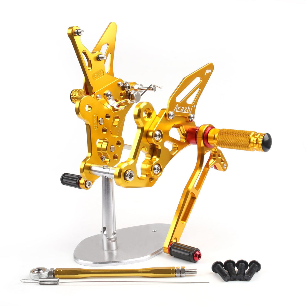 Full Rearsets Foot pegs Rear set For 2011-2016 Suzuki GSR750 / 2015-2016 Suzuki GSXS750 GSX-S750