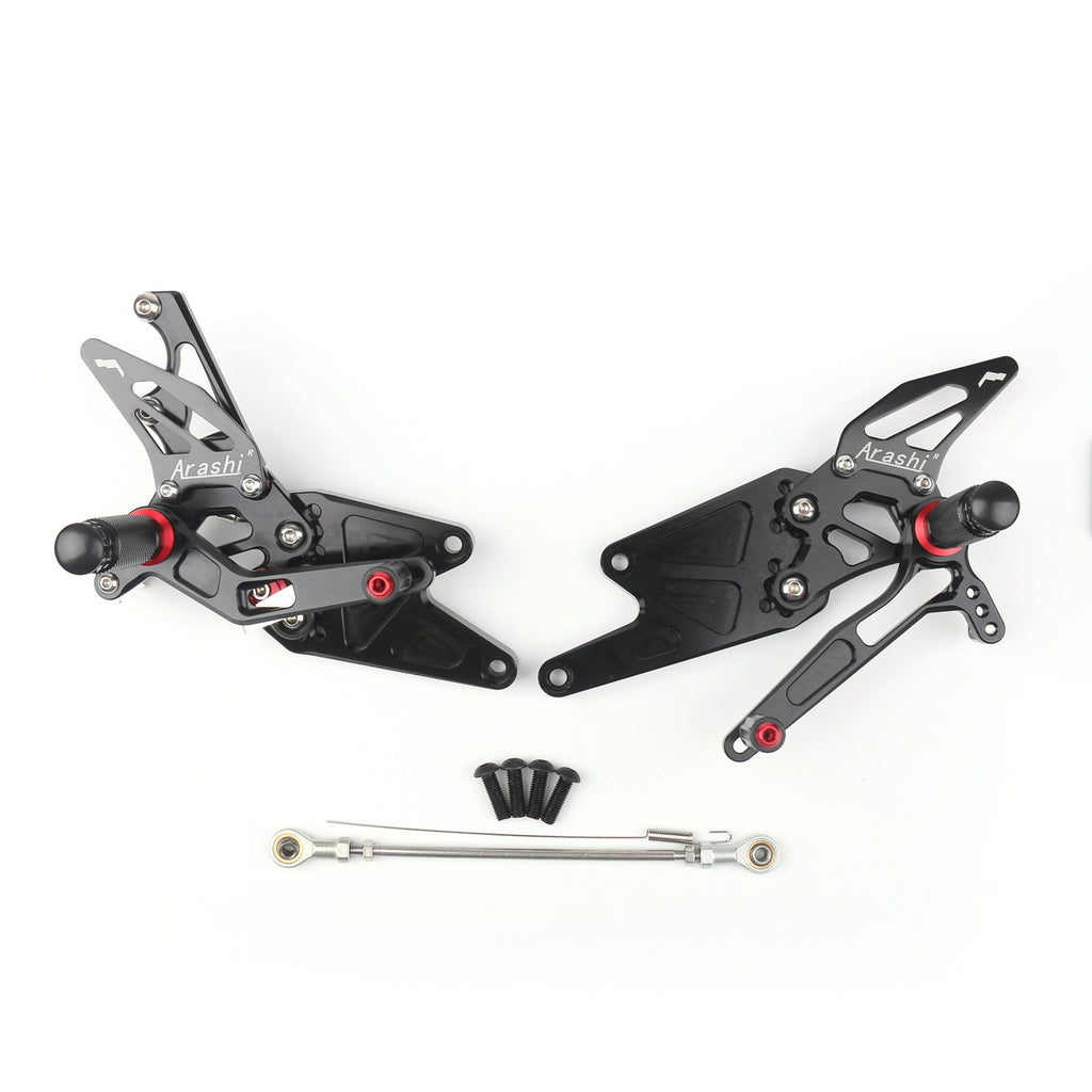 Adjustable Rearsets Footrest Foot Pegs Rear Set For 2016-2019 Suzuki SV650/S
