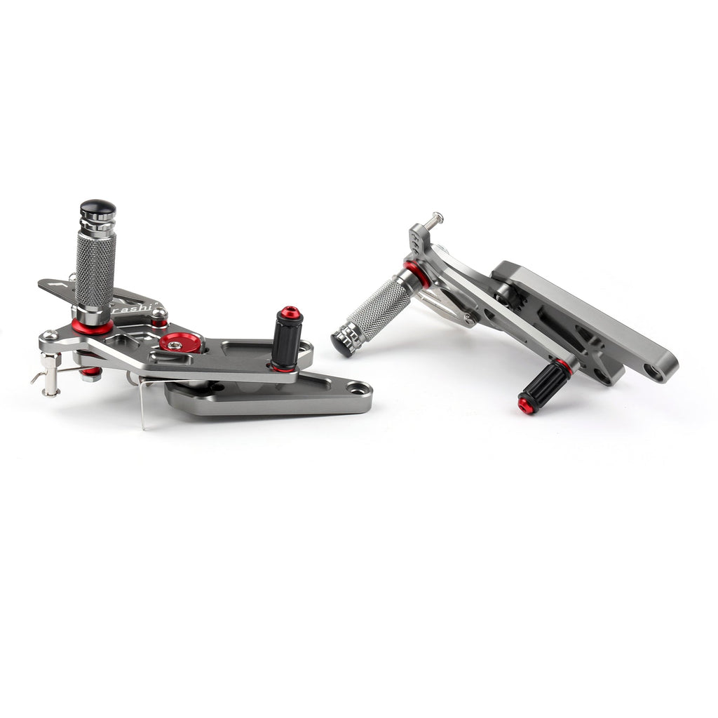 Adjustable Rearsets Footrest Foot Pegs Rear Set For 2016-2019 Suzuki SV650/S