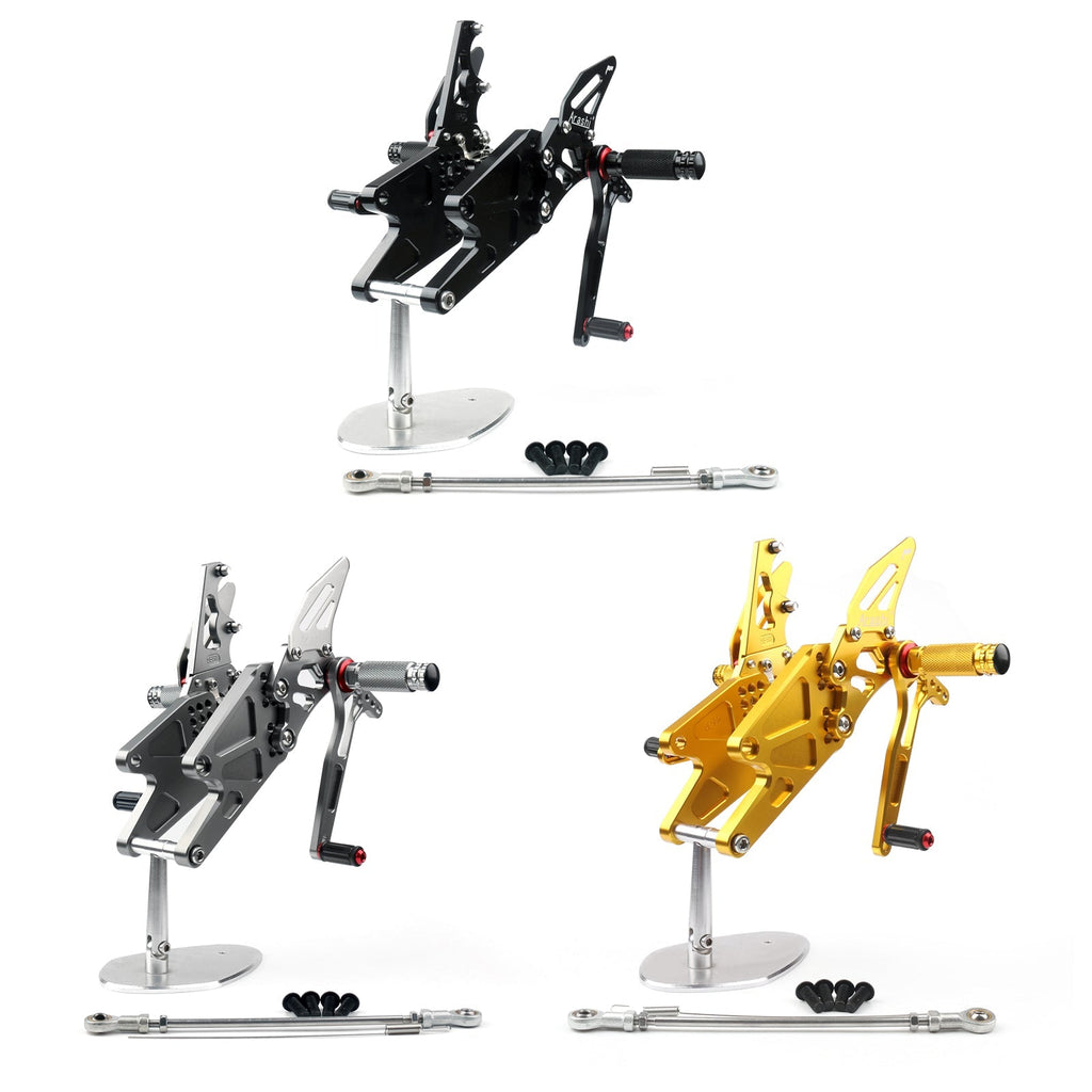 Adjustable Rearsets Footrest Foot Pegs Rear Set For 2016-2019 Suzuki SV650/S