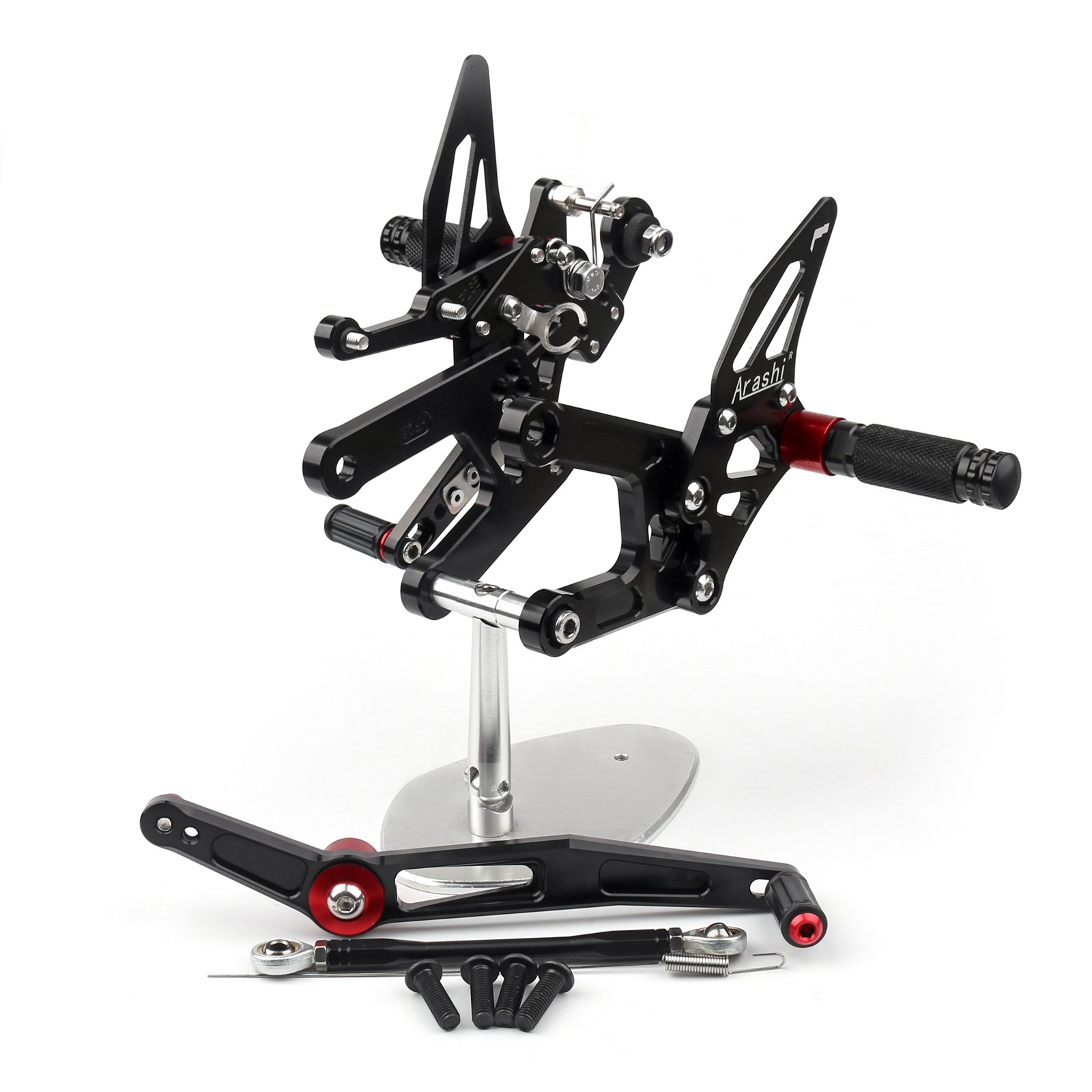 2017-2020 Yamaha YZF R6 Motorcycle Adjustable Rearset Rearsets Foot Pegs