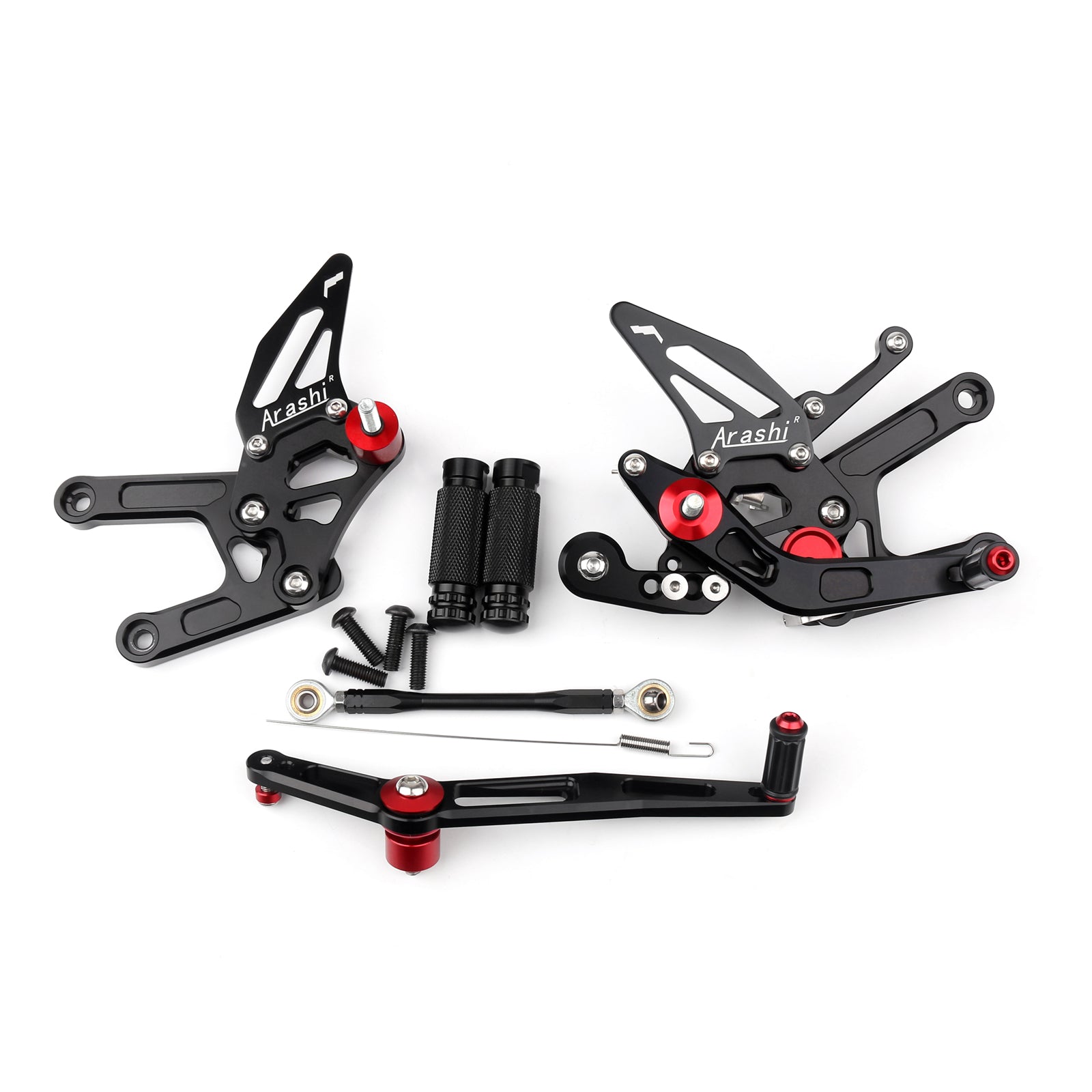 2017-2020 Yamaha YZF R6 Motorcycle Adjustable Rearset Rearsets Foot Pegs