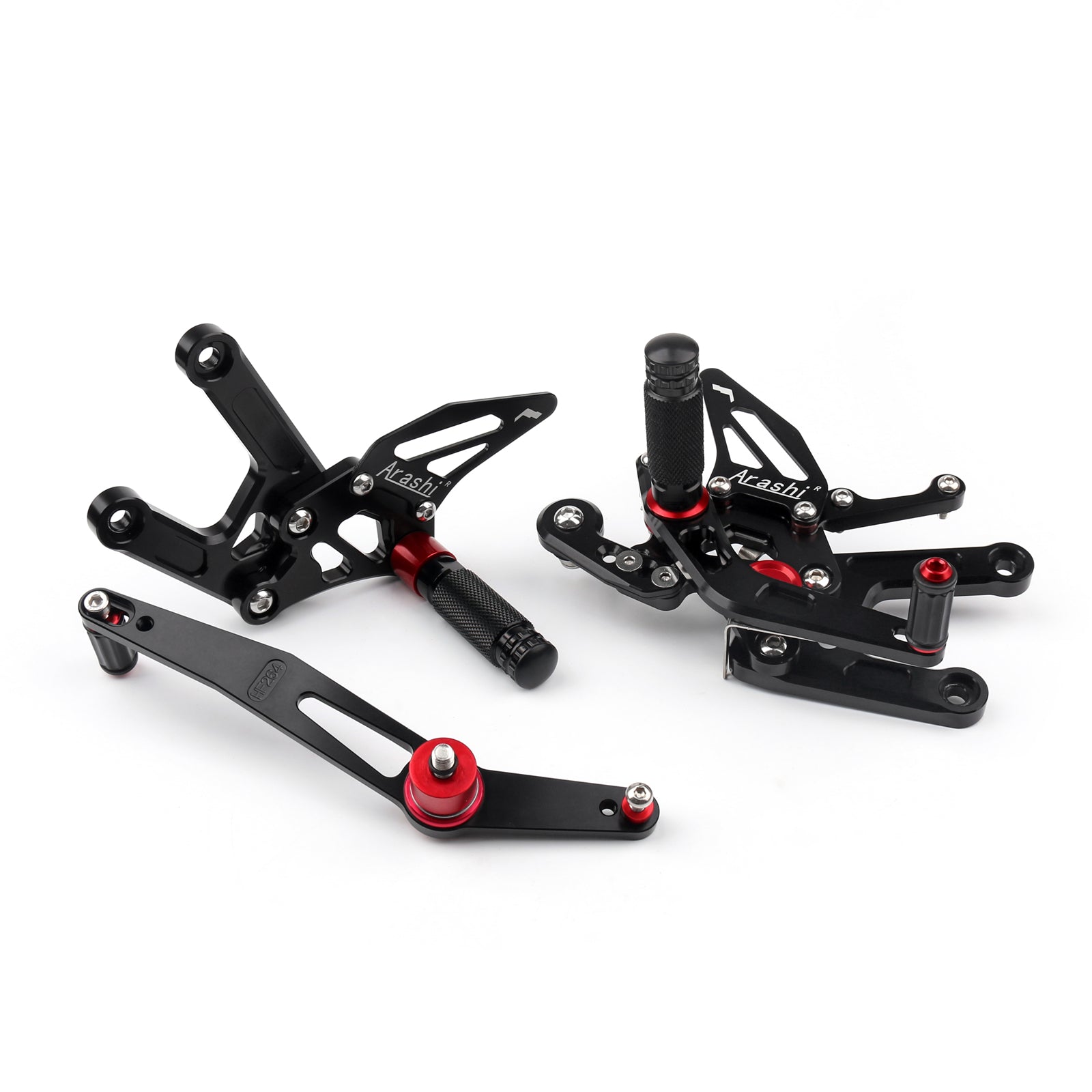 2017-2020 Yamaha YZF R6 Motorcycle Adjustable Rearset Rearsets Foot Pegs